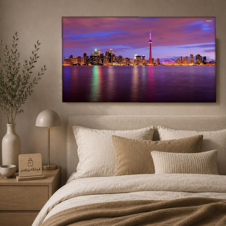 تابلو شاسی پینکمن طرح تورنتو خط افق شهر - Toronto Skyline کد Jm 4