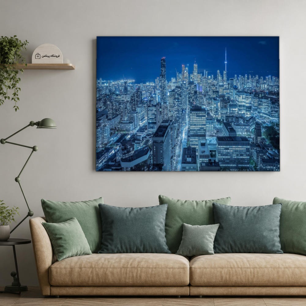 تابلو شاسی پینکمن طرح تورنتو خط افق شهر - Toronto Skyline کد Jm 39