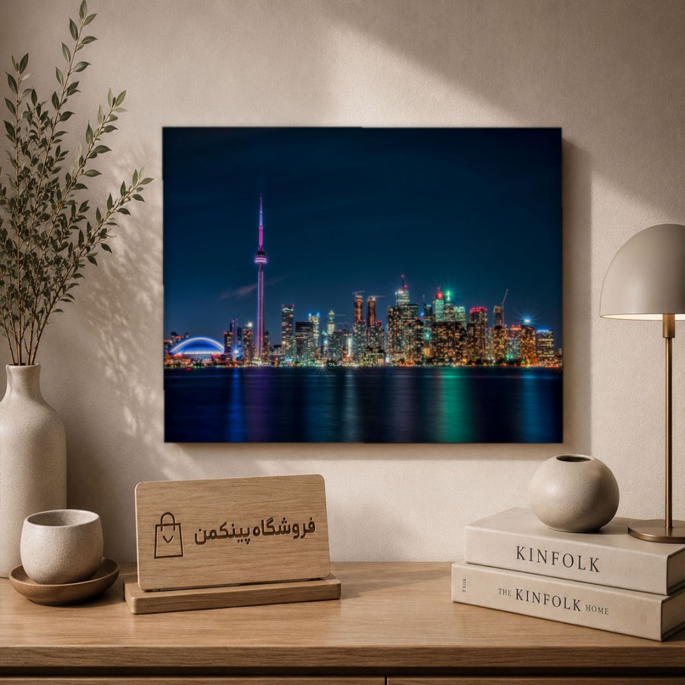تابلو شاسی پینکمن طرح تورنتو خط افق شهر - Toronto Skyline کد Jm 38
