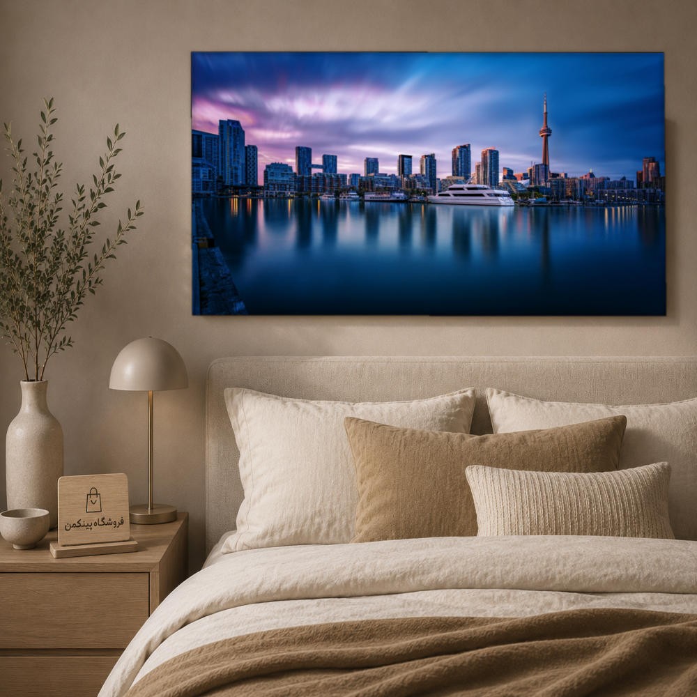 تابلو شاسی پینکمن طرح تورنتو خط افق شهر - Toronto Skyline کد Jm 35