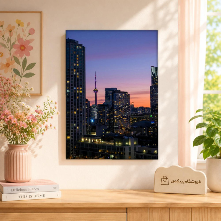 تابلو شاسی پینکمن طرح تورنتو خط افق شهر - Toronto Skyline کد Jm 30