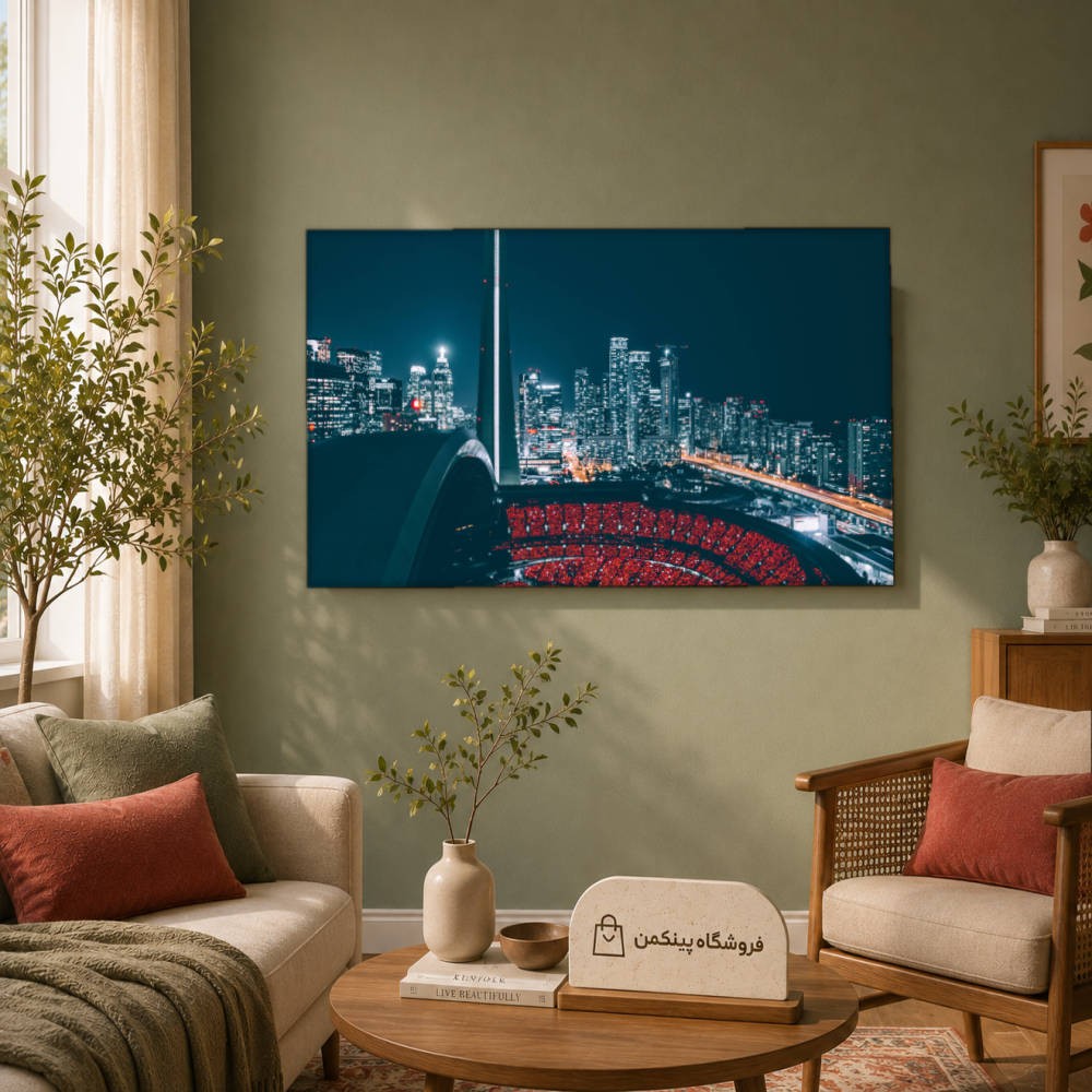 تابلو شاسی پینکمن طرح تورنتو خط افق شهر - Toronto Skyline کد Jm 29