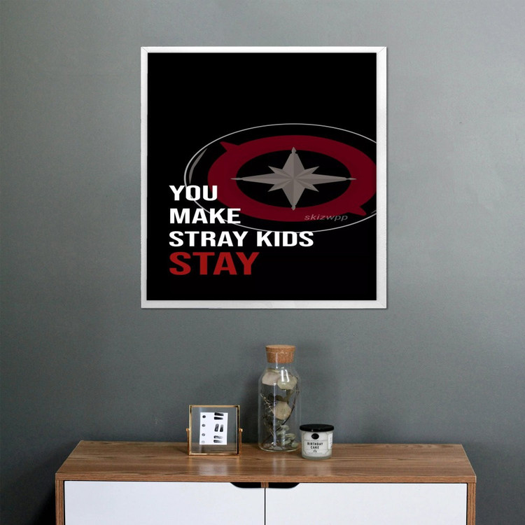 تابلو پینکمن طرح گروه استری کیدز قرمز Stray Kids Red 28 Jm