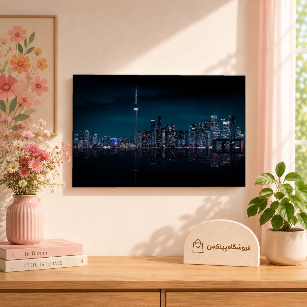 تابلو شاسی پینکمن طرح تورنتو خط افق شهر - Toronto Skyline کد Jm 25