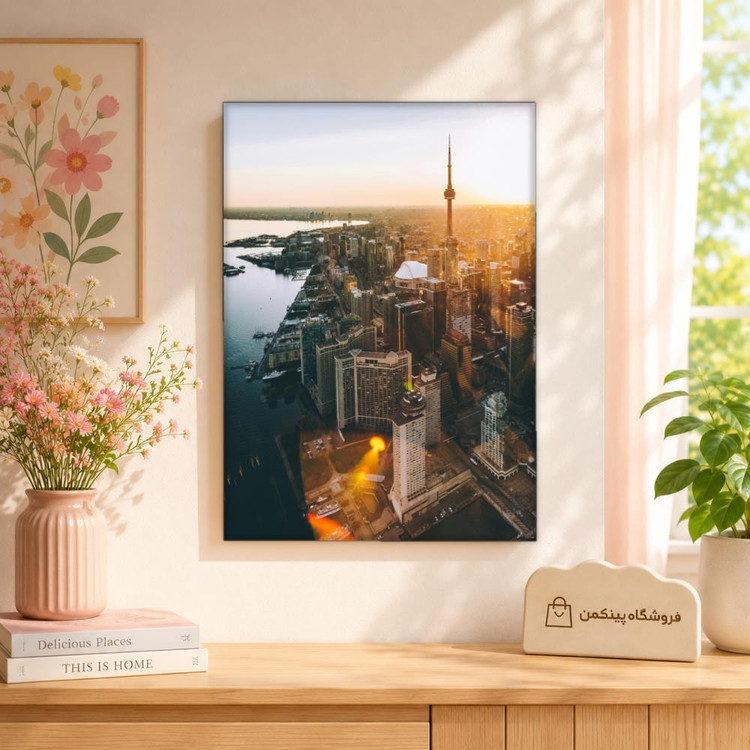 تابلو شاسی پینکمن طرح تورنتو خط افق شهر - Toronto Skyline کد Jm 24