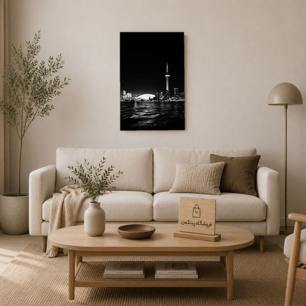 تابلو شاسی پینکمن طرح تورنتو خط افق شهر - Toronto Skyline کد Jm 23