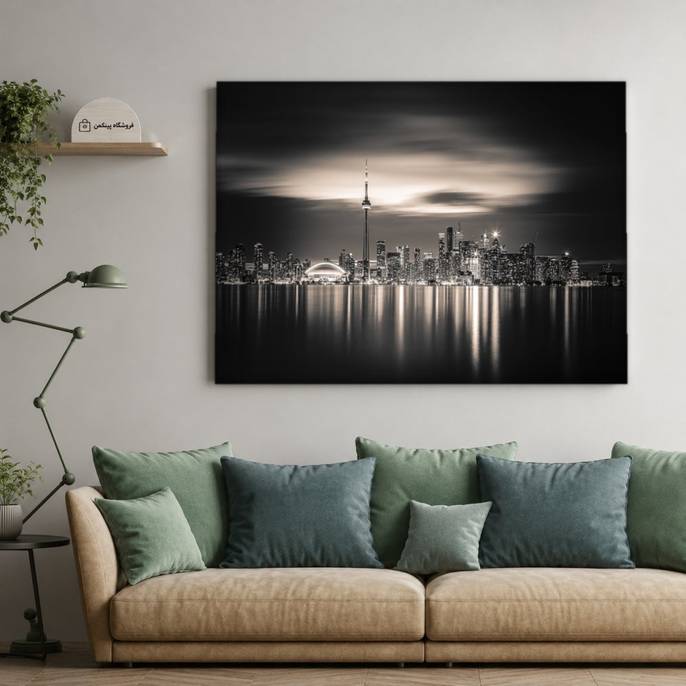 تابلو شاسی پینکمن طرح تورنتو خط افق شهر - Toronto Skyline کد Jm 19