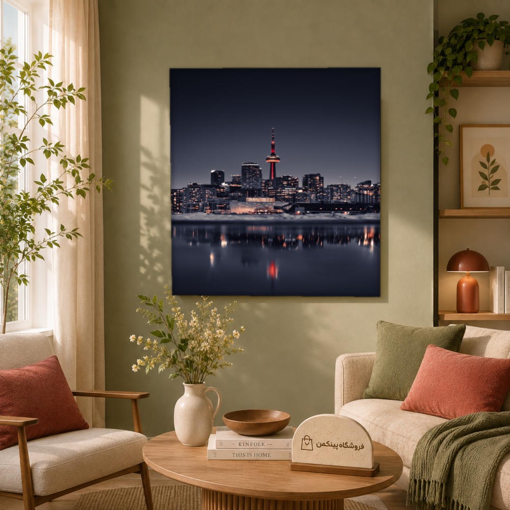 تابلو شاسی پینکمن طرح تورنتو خط افق شهر - Toronto Skyline کد Jm 16