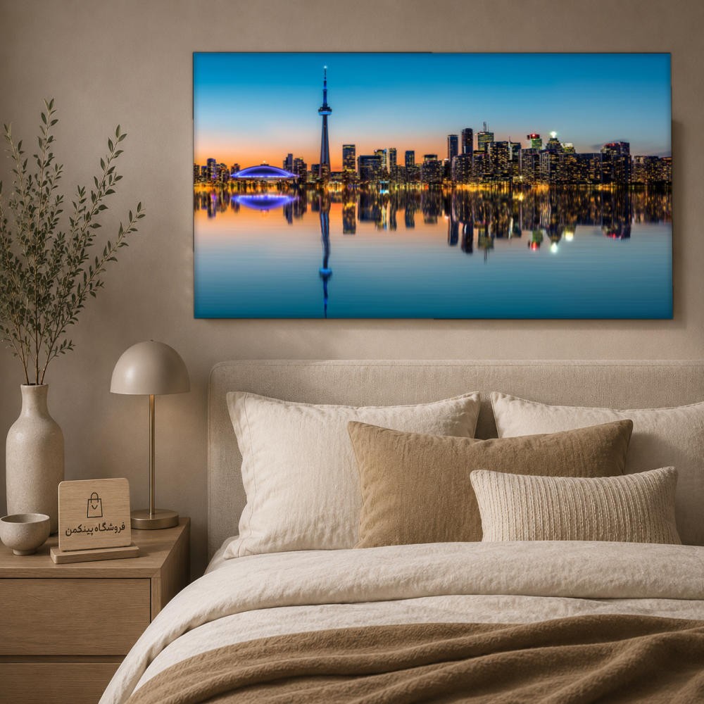 تابلو شاسی پینکمن طرح تورنتو خط افق شهر - Toronto Skyline کد Jm 14