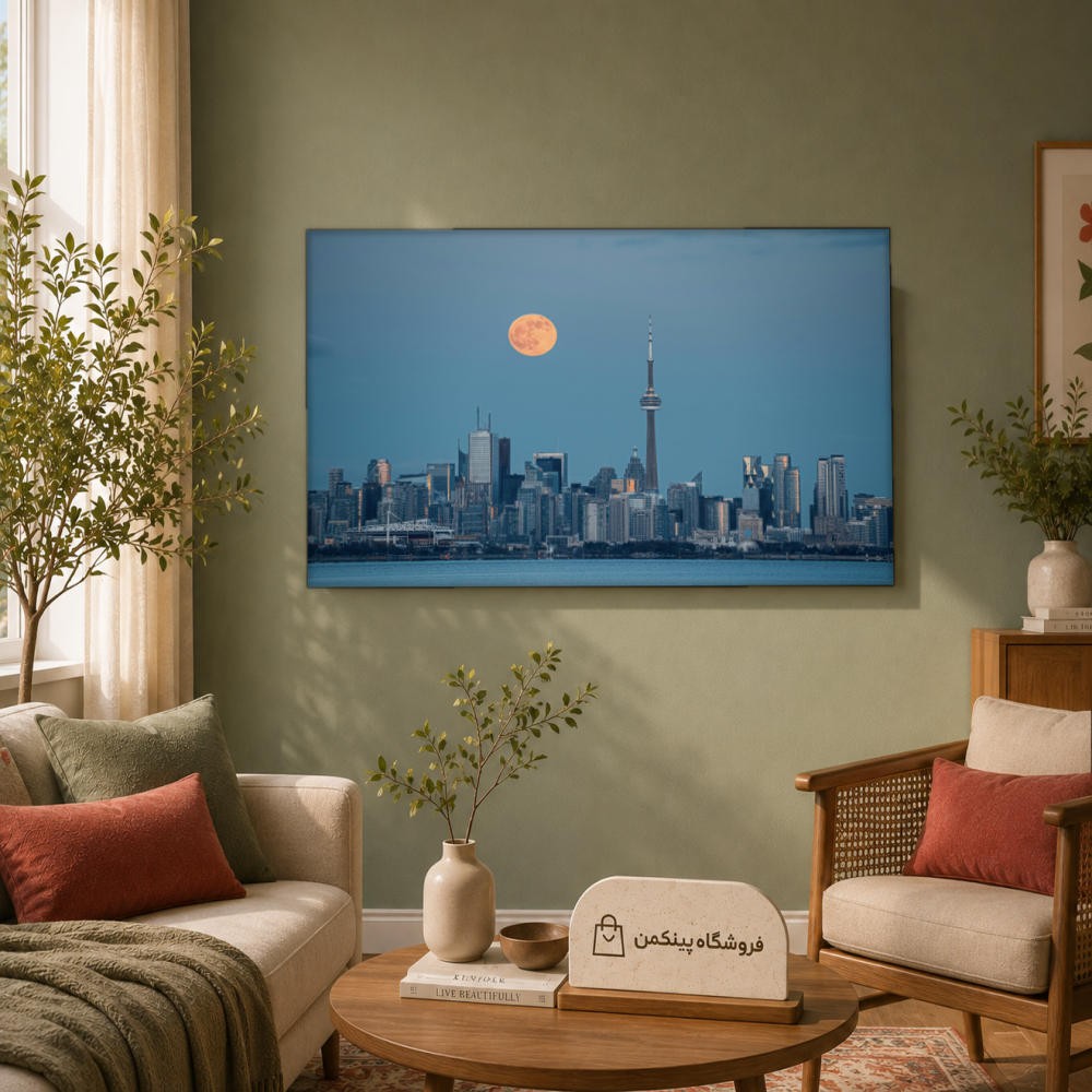 تابلو شاسی پینکمن طرح تورنتو خط افق شهر - Toronto Skyline کد Jm 12