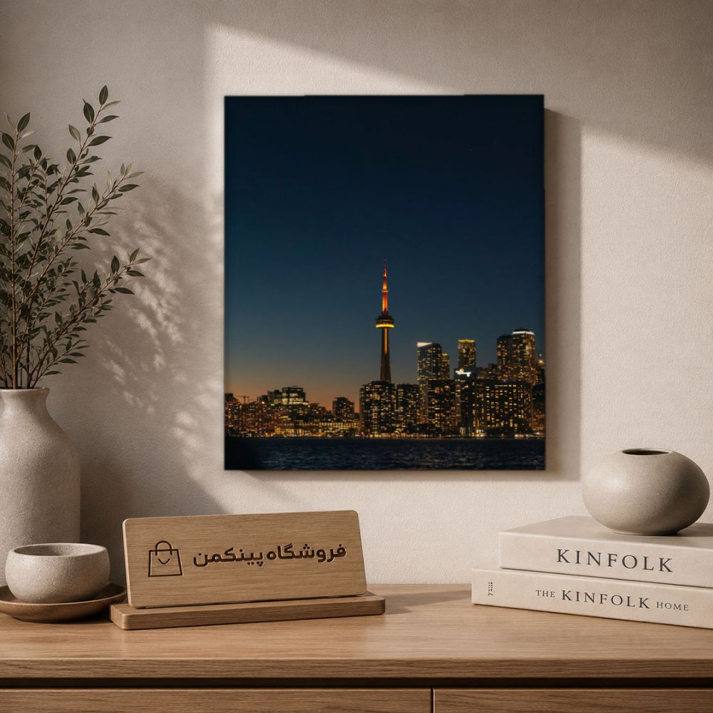 تابلو شاسی پینکمن طرح تورنتو خط افق شهر - Toronto Skyline کد Jm 10
