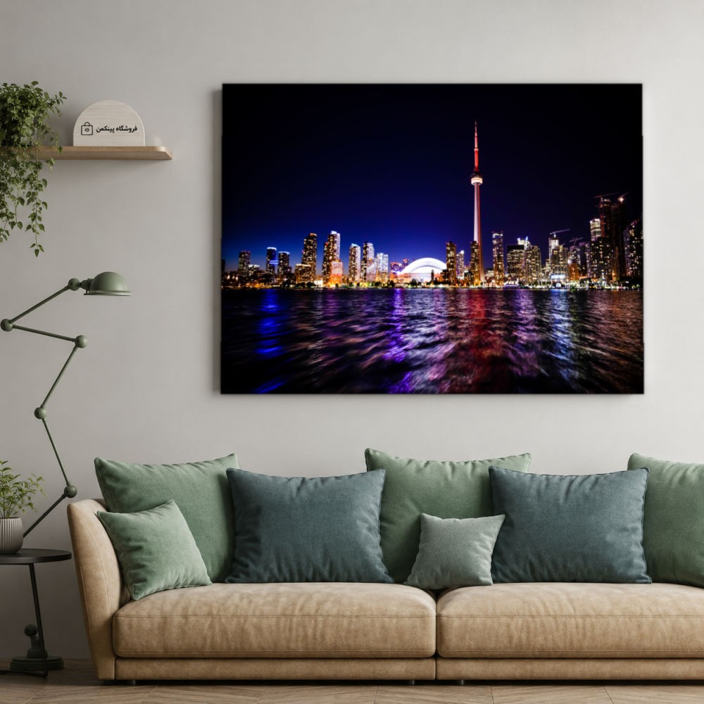 تابلو شاسی پینکمن طرح تورنتو خط افق شهر - Toronto Skyline کد Jm 1