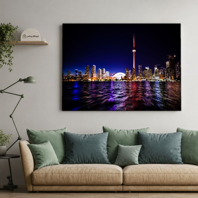 تابلو شاسی پینکمن طرح تورنتو خط افق شهر - Toronto Skyline کد Jm 1