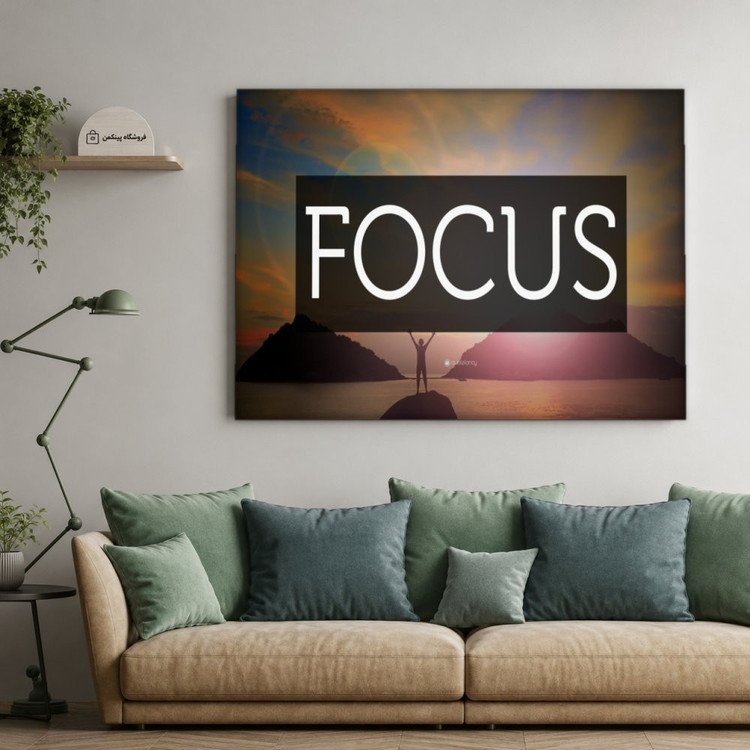 تابلو شاسی پینکمن طرح تمرکز نسخه پنجم - Focus Desktop کد Jm60