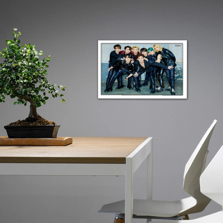 تابلو پینکمن طرح گروه استری کیدز فلیکس Stray Kids Felix 5 (1) Jm