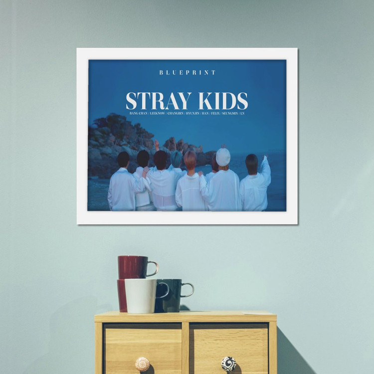 تابلو پینکمن طرح گروه استری کیدز فلیکس Stray Kids Felix 2 (1) Jm