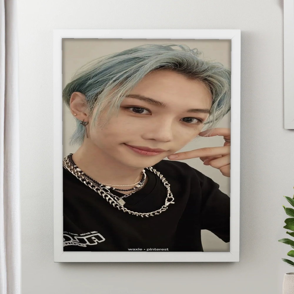 تابلو پینکمن طرح گروه استری کیدز فلیکس Felix Stray Kids 44 Jm