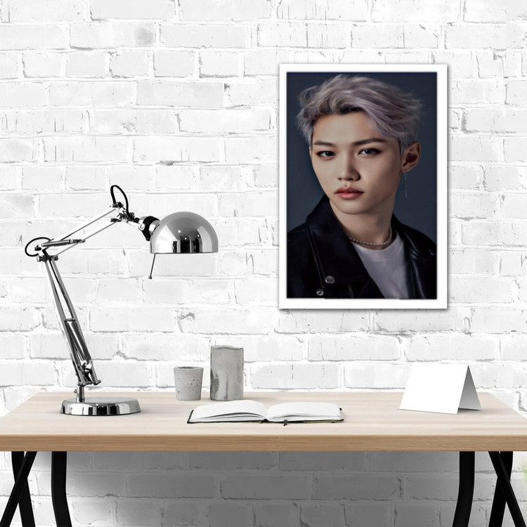 تابلو پینکمن طرح گروه استری کیدز فلیکس Felix Stray Kids 4 (1) Jm