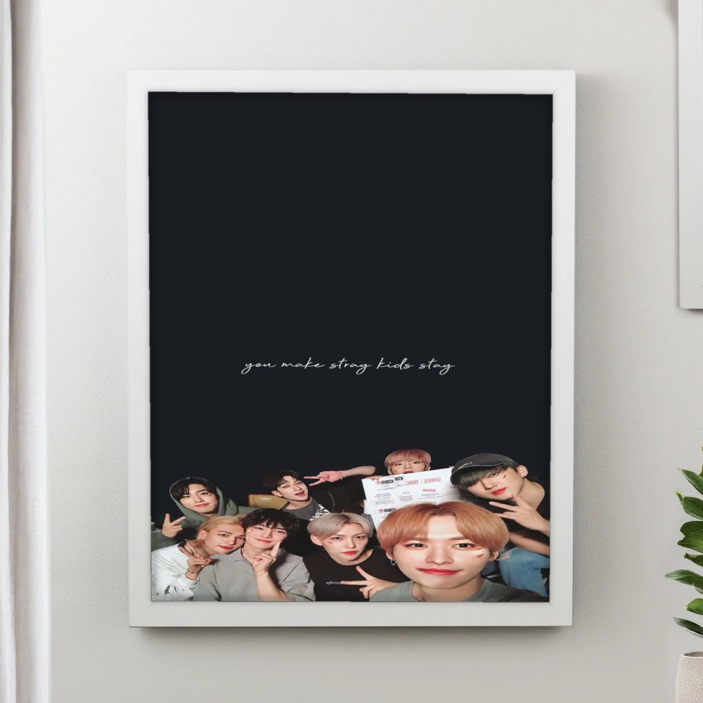 تابلو پینکمن طرح گروه استری کیدز فلیکس Felix Stray Kids 39 Jm