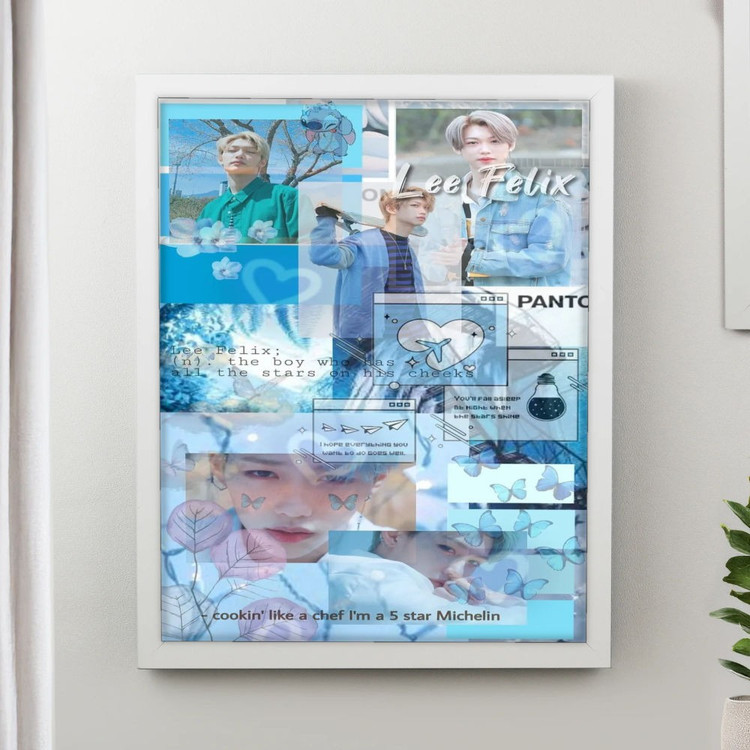 تابلو پینکمن طرح گروه استری کیدز فلیکس Felix Stray Kids 35 Jm