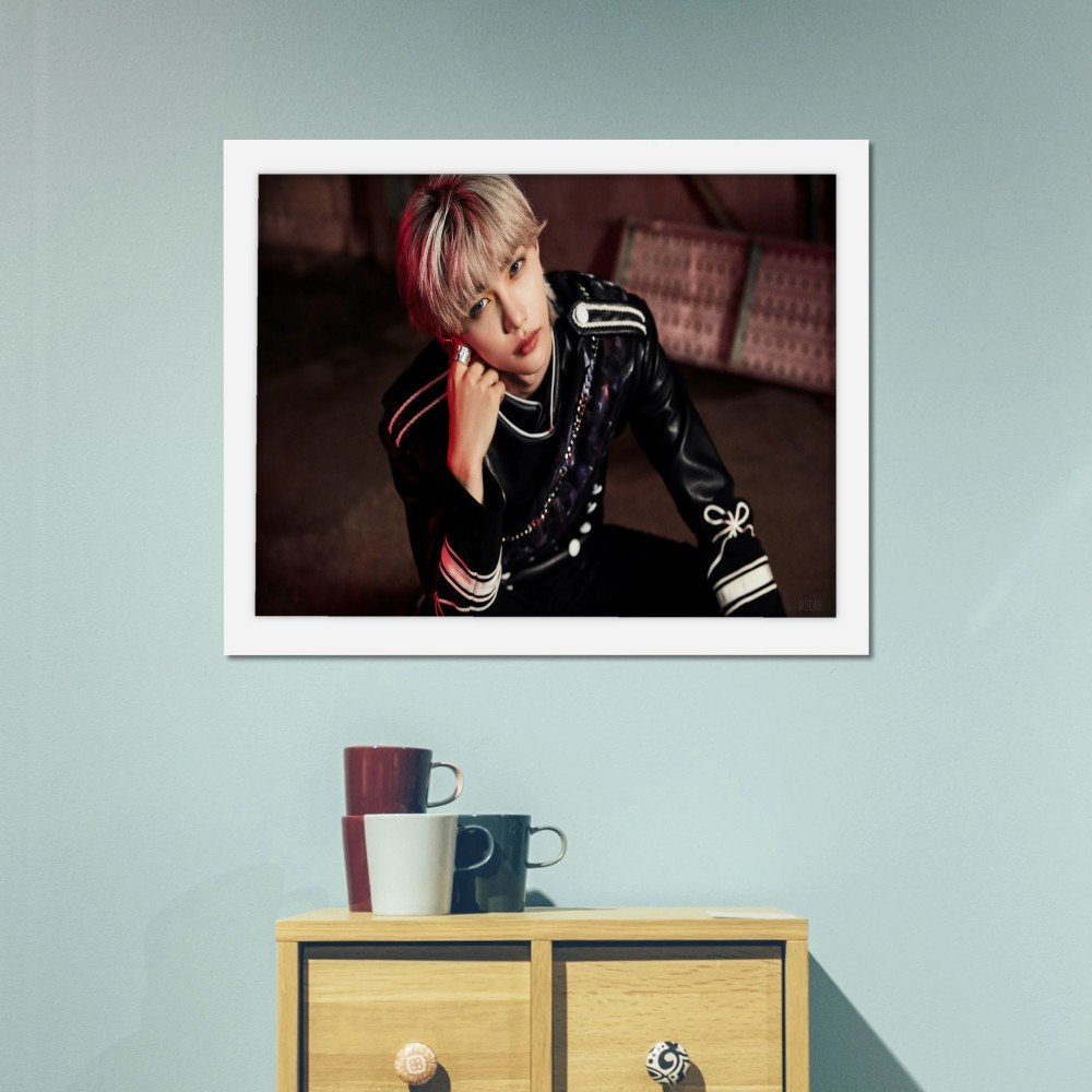 تابلو پینکمن طرح گروه استری کیدز فلیکس Felix Stray Kids 14 Jm_1