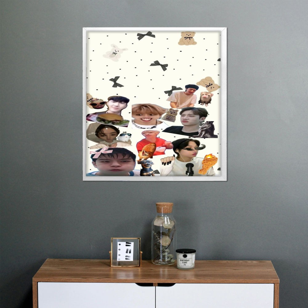 تابلو پینکمن طرح گروه استری کیدز فان Funny Stray Kids 6 Jm