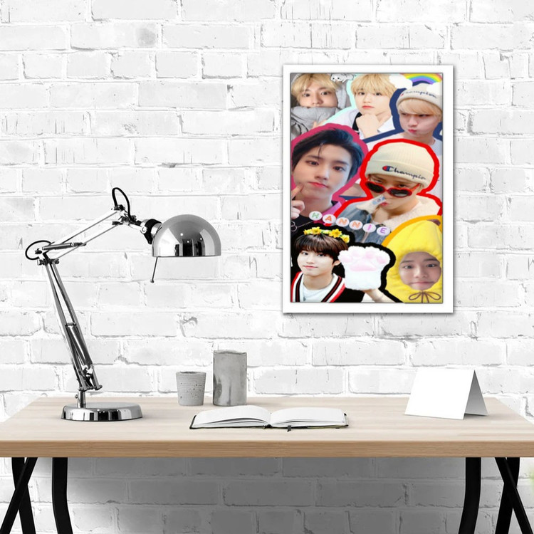 تابلو پینکمن طرح گروه استری کیدز فان Funny Stray Kids 18 Jm