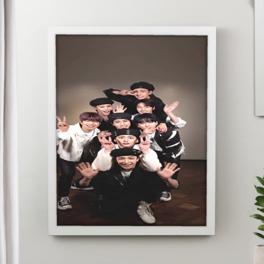 تابلو پینکمن طرح گروه استری کیدز فان Funny Stray Kids 14 Jm