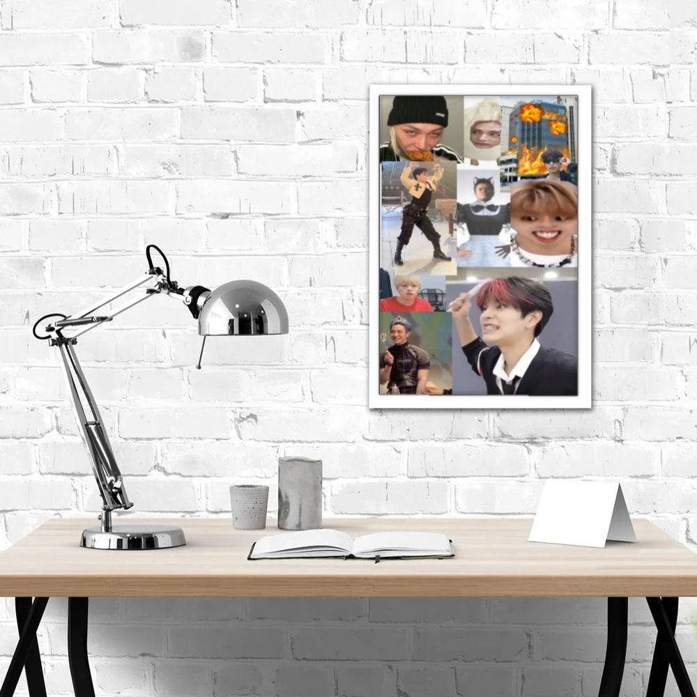 تابلو پینکمن طرح گروه استری کیدز فان Funny Stray Kids 12 Jm