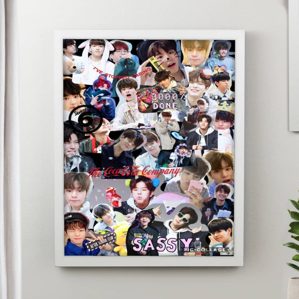 تابلو پینکمن طرح گروه استری کیدز فان Funny Stray Kids 10 Jm