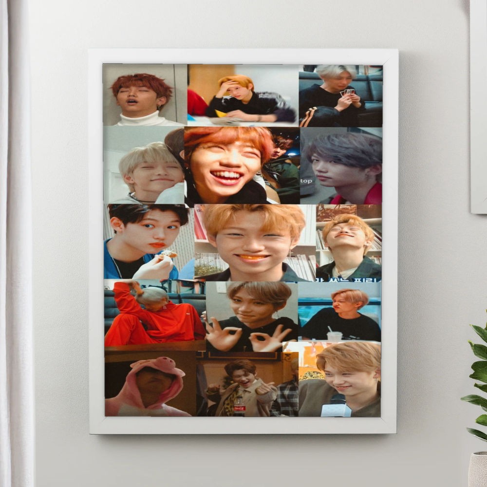 تابلو پینکمن طرح گروه استری کیدز فان Funny Stray Kids 1 Jm