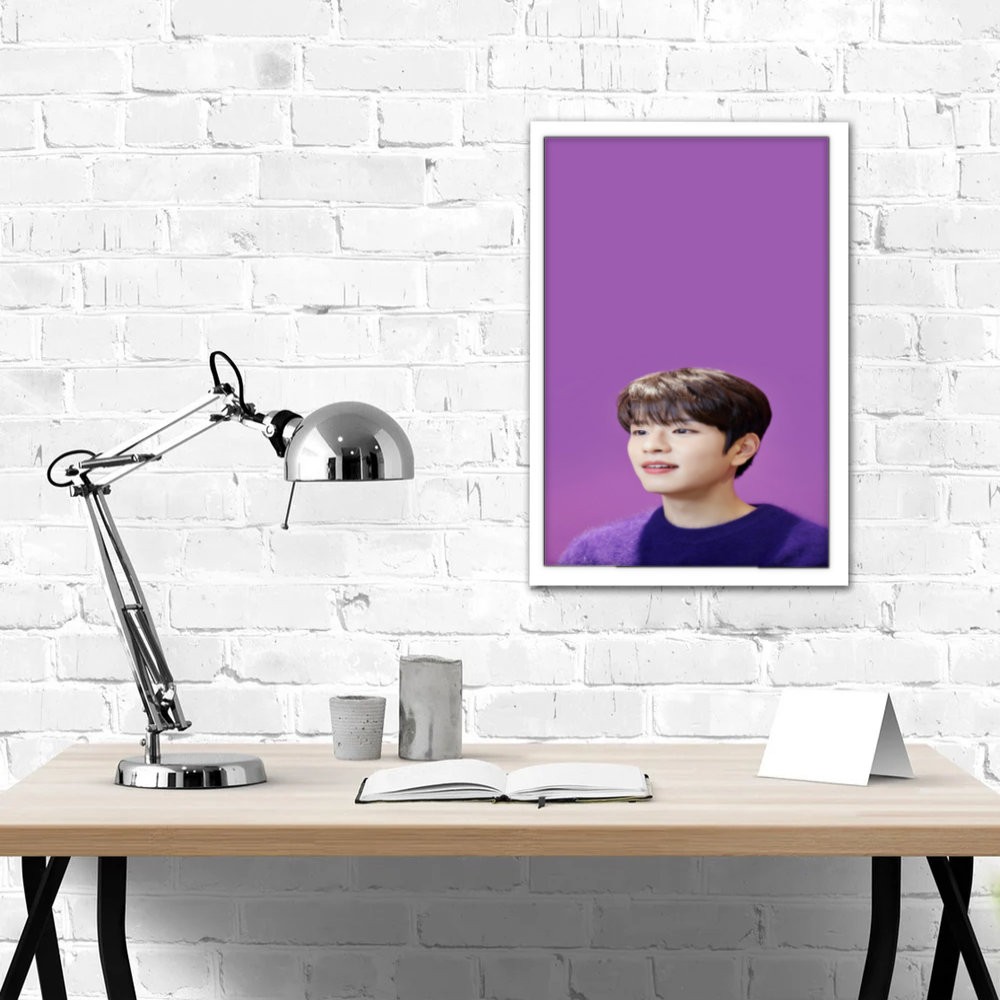 تابلو پینکمن طرح گروه استری کیدز بنفش Stray Kids Purple 34 Jm