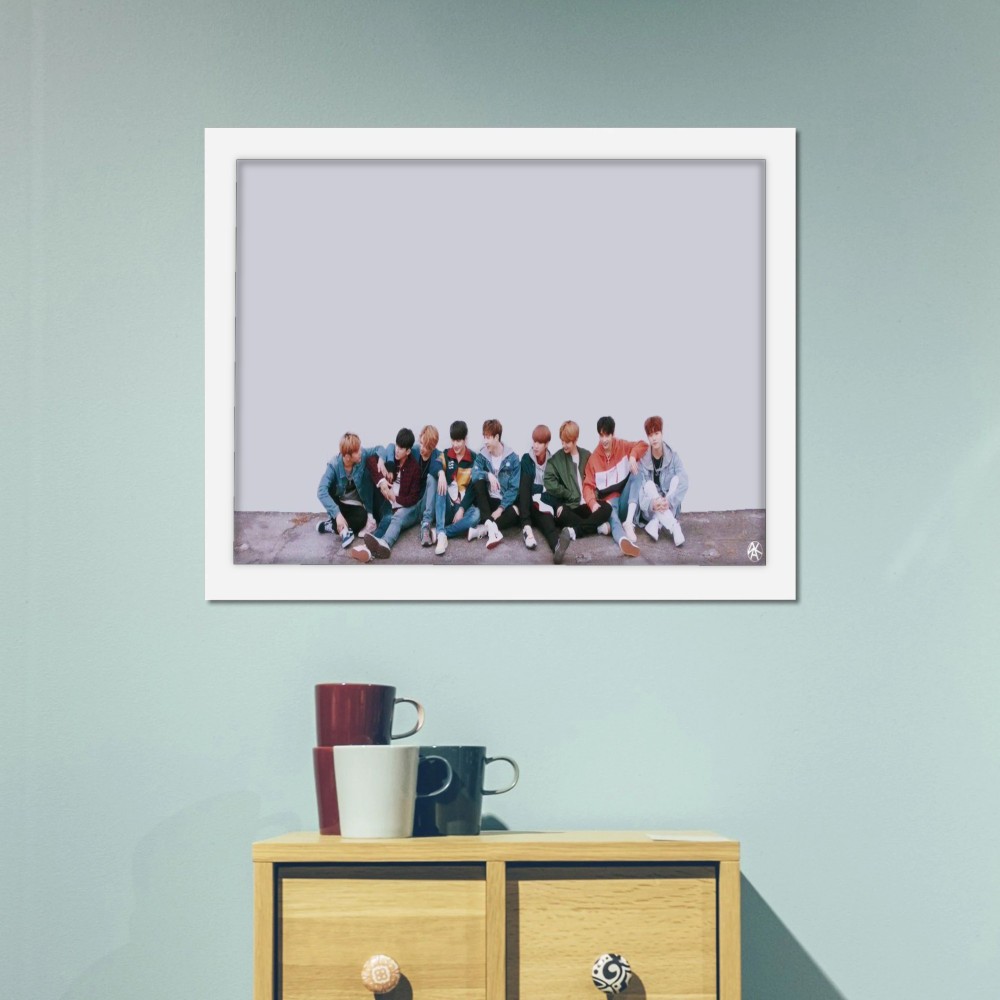 تابلو پینکمن طرح گروه استری کیدز استتیک Aesthetic Stray Kids 37 Jm