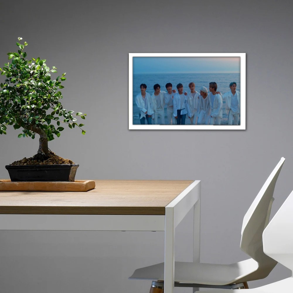 تابلو پینکمن طرح گروه استری کیدز آبی Stray Kids Blue 19 Jm