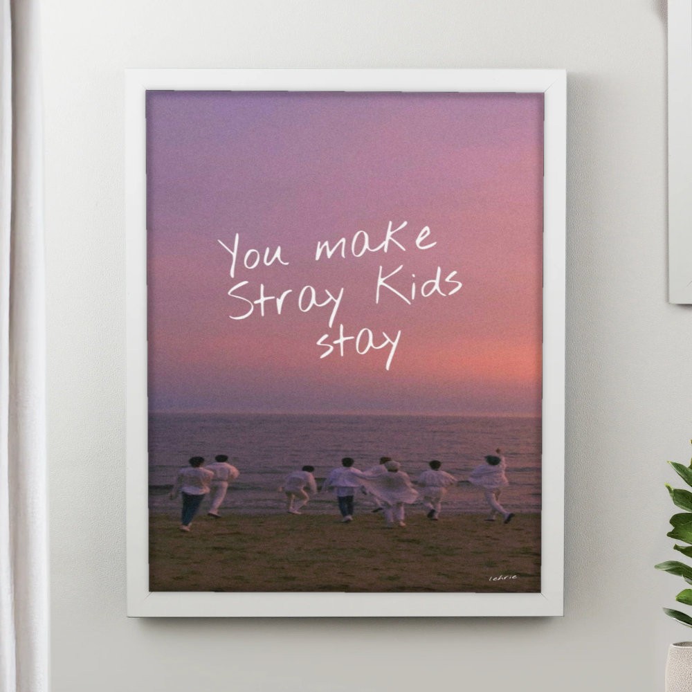 تابلو پینکمن طرح گروه استری کیدز You Make Stay You Make Stray Kids Stay 7 Jm
