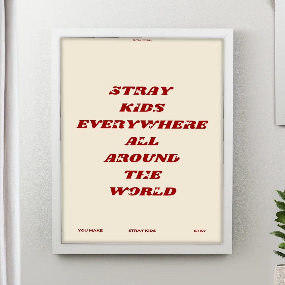 تابلو پینکمن طرح گروه استری کیدز You Make Stay You Make Stray Kids Stay 16 Jm