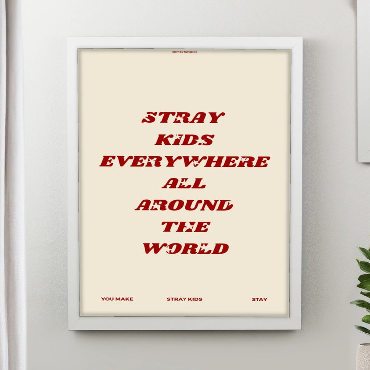 تابلو پینکمن طرح گروه استری کیدز You Make Stay You Make Stray Kids Stay 16 Jm