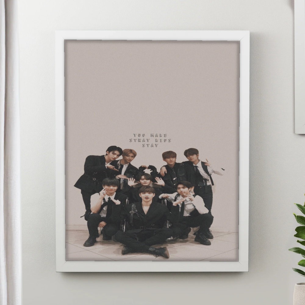 تابلو پینکمن طرح گروه استری کیدز Stray Kids 28 Jm