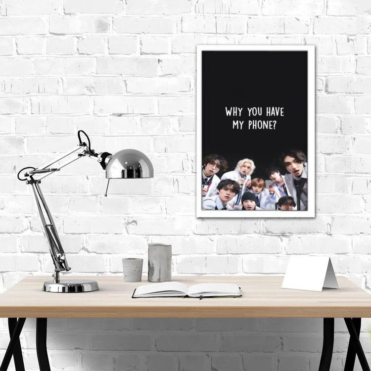 تابلو پینکمن طرح گروه استری کیدز Stray Kids 26 Jm