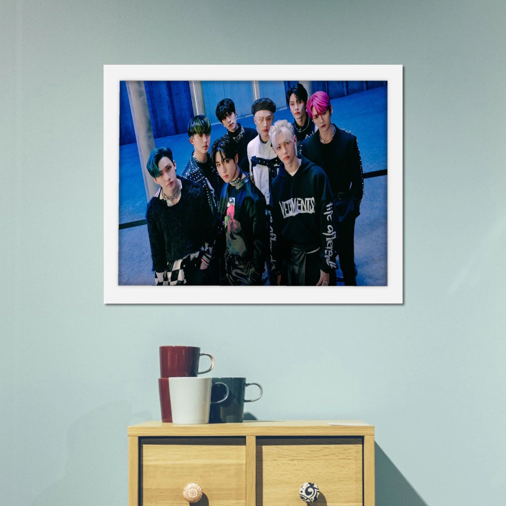 تابلو پینکمن طرح گروه استری کیدز Rock Star Stray Kids Rock Star 2 Jm