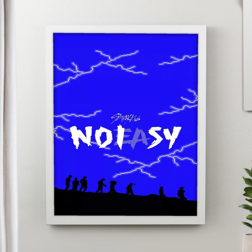 تابلو پینکمن طرح گروه استری کیدز NOEASY Stray Kids Noeasy 10 Jm