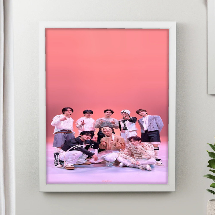 تابلو پینکمن طرح گروه استری کیدز LALALALA LALALALA Stray Kids 6 Jm