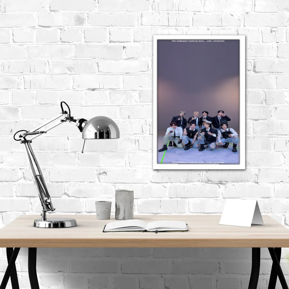 تابلو پینکمن طرح گروه استری کیدز LALALALA LALALALA Stray Kids 5 Jm