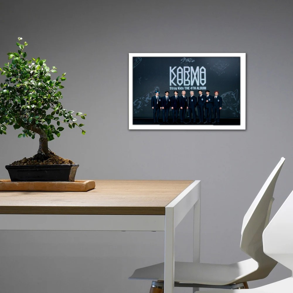 تابلو پینکمن طرح گروه استری کیدز Karma Stray Kids KARMA 18 Jm