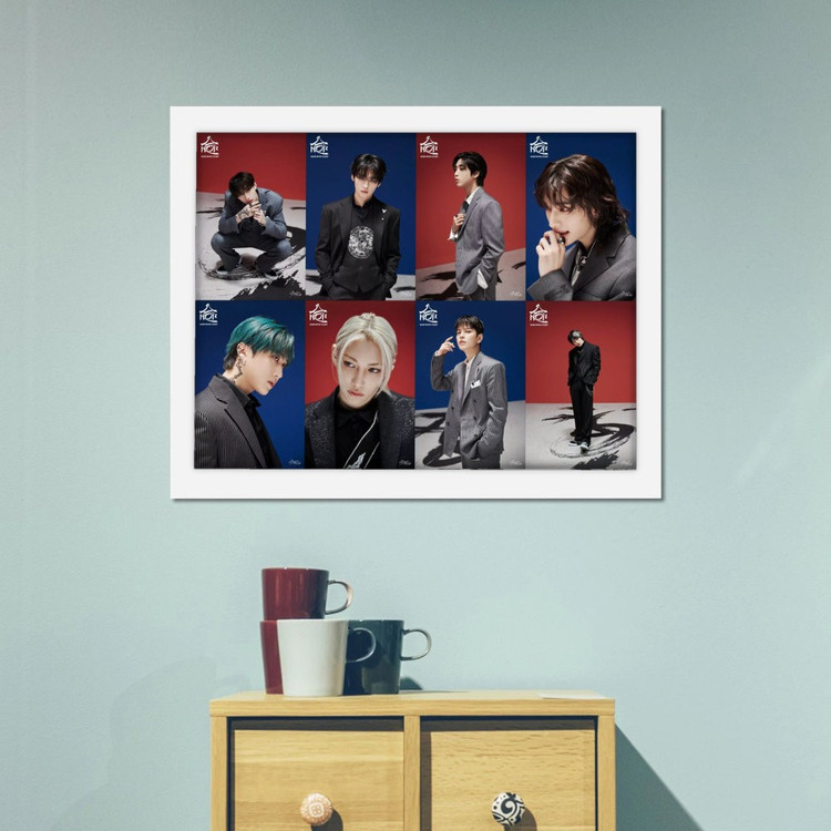 تابلو پینکمن طرح گروه استری کیدز Hop Stray Kids Hop 6 Jm