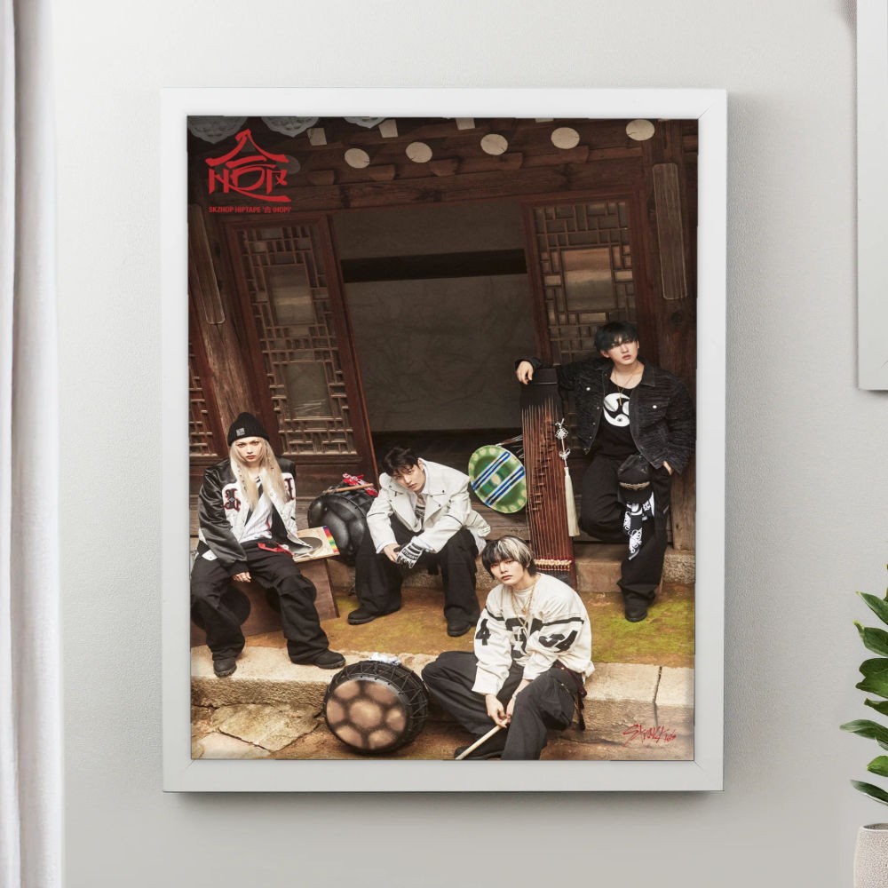 تابلو پینکمن طرح گروه استری کیدز Hop Stray Kids Hop 4 Jm