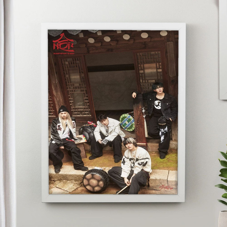 تابلو پینکمن طرح گروه استری کیدز Hop Stray Kids Hop 4 Jm