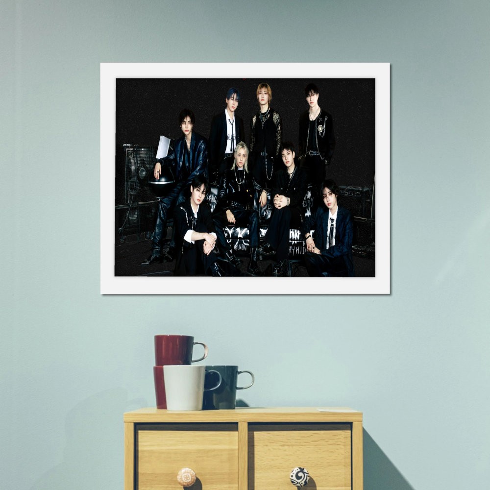 تابلو پینکمن طرح گروه استری کیدز Hop Stray Kids Hop 17 Jm