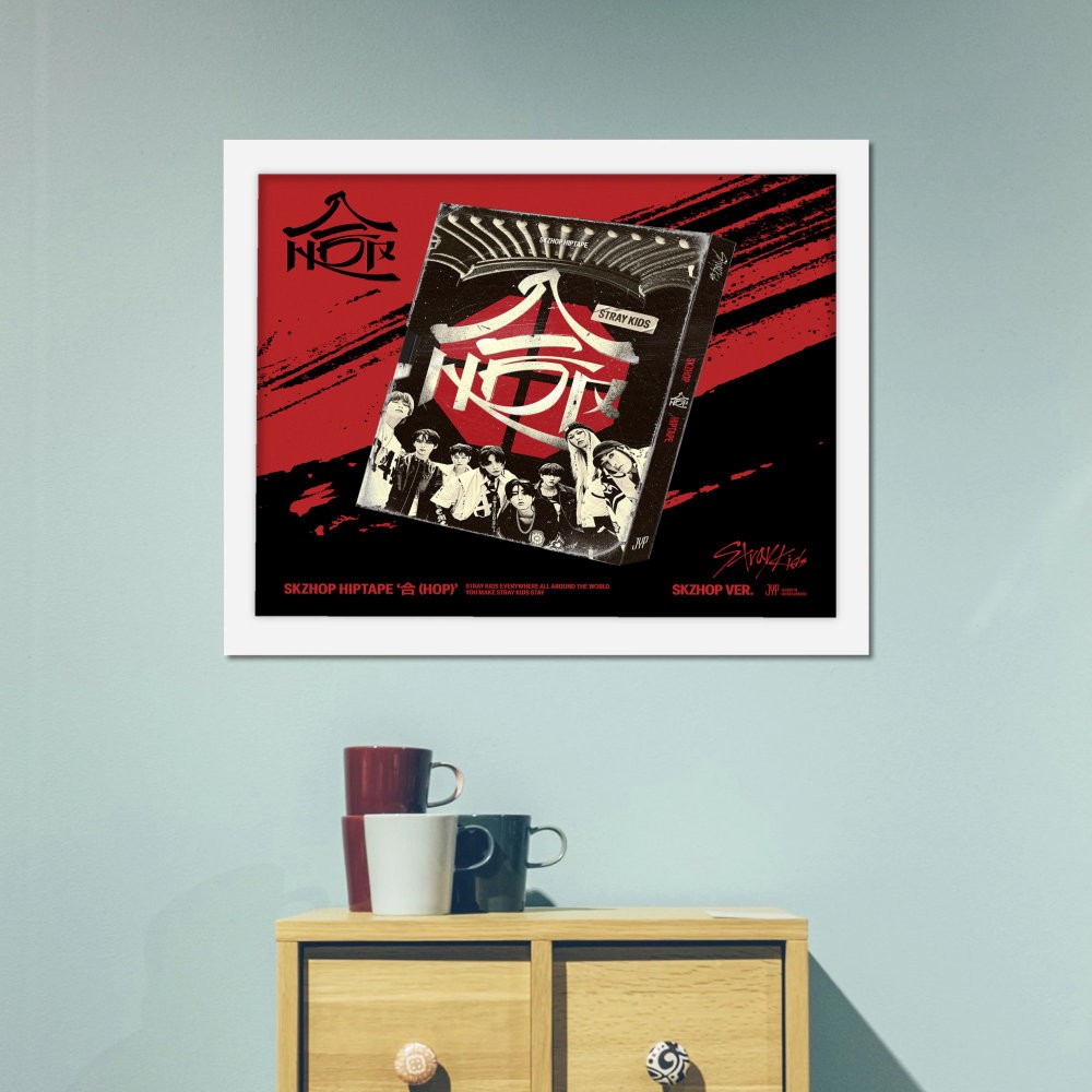 تابلو پینکمن طرح گروه استری کیدز Hop Stray Kids Hop 16 Jm