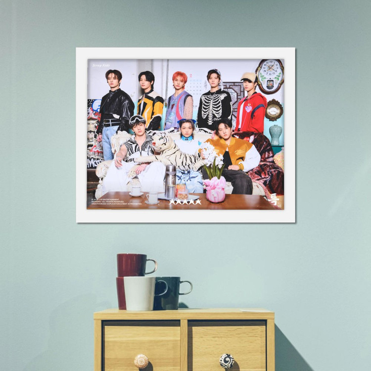 تابلو پینکمن طرح گروه استری کیدز GET LIT GET LIT Stray Kids 3 Jm